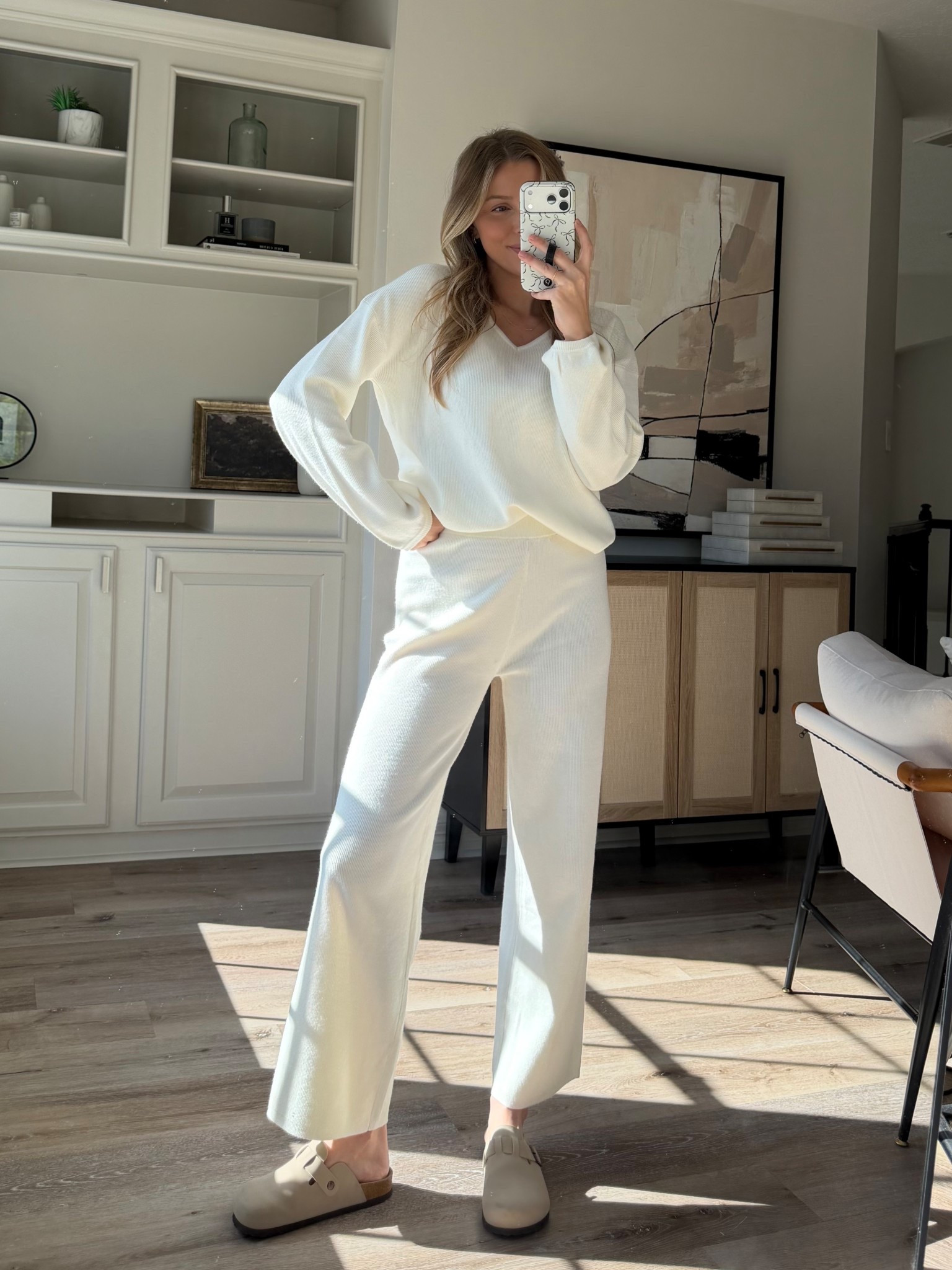 Comfy lounge set, nursing friendly! Size M. 

#LTKCyberWeek #LTKootd