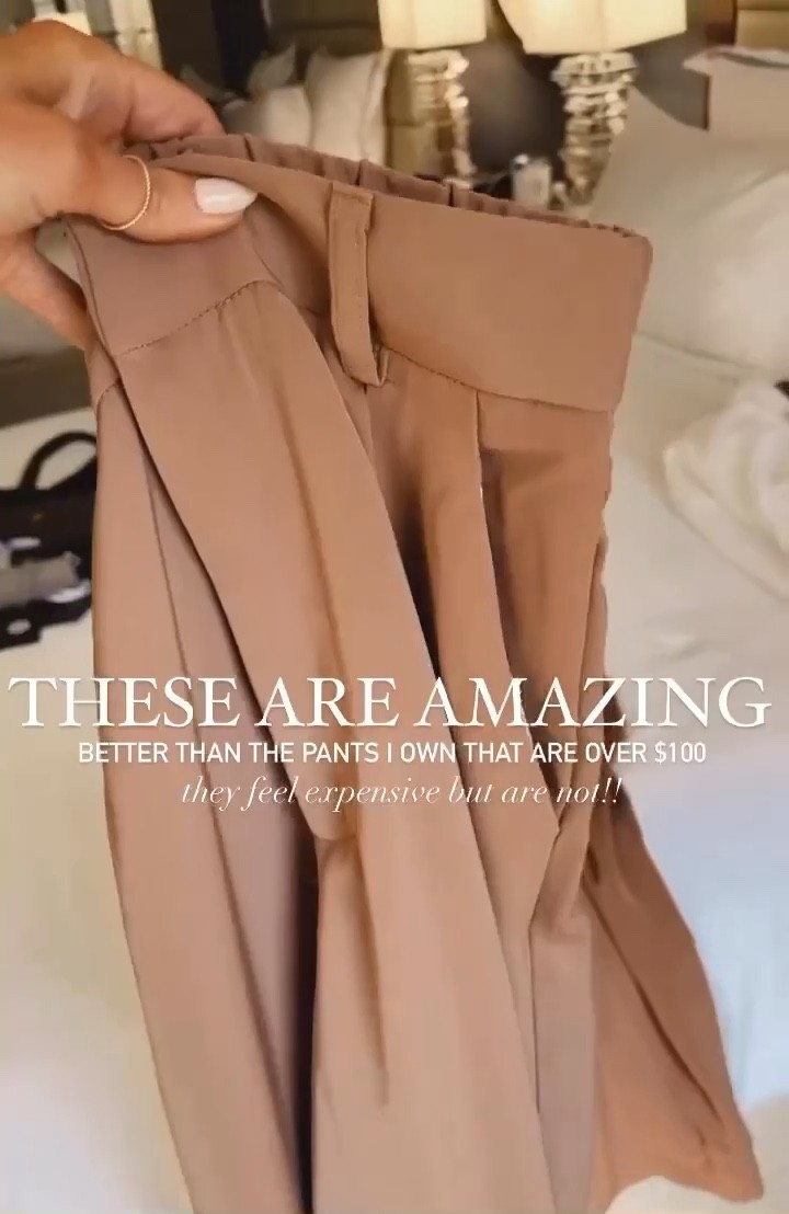 My favorite amazon trousers! Amazon finds, causal style, StylinByAylin 
Im just shy of 5’7 wearing a XSMALL

#LTKstyletip #LTKSeasonal #LTKunder100