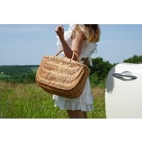 Personalized Summer Wicker Basket, Holiday Beach Bag, Free Express Delivery. Personalized Gift Mom | Etsy (US)