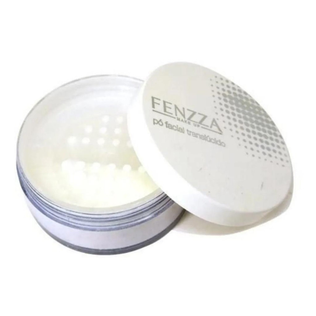 Pó Solto Facial Translucido Fenzza Não Estoura No Flash Branco Make 1 Uni | Shopee (BR)