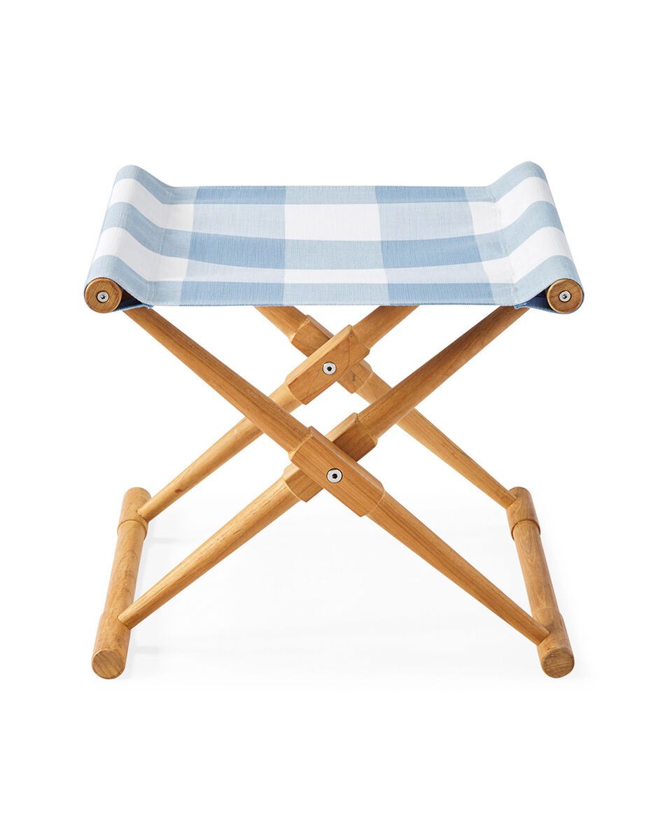 Teak Camp Stool | Serena and Lily