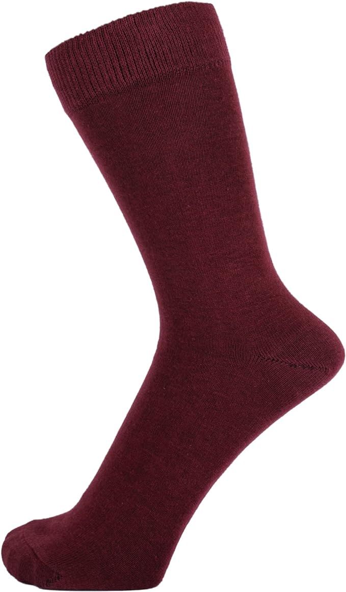 ZAKIRA Finest Combed Cotton Dress Socks in Plain Colours for Men, Women | Amazon (UK)