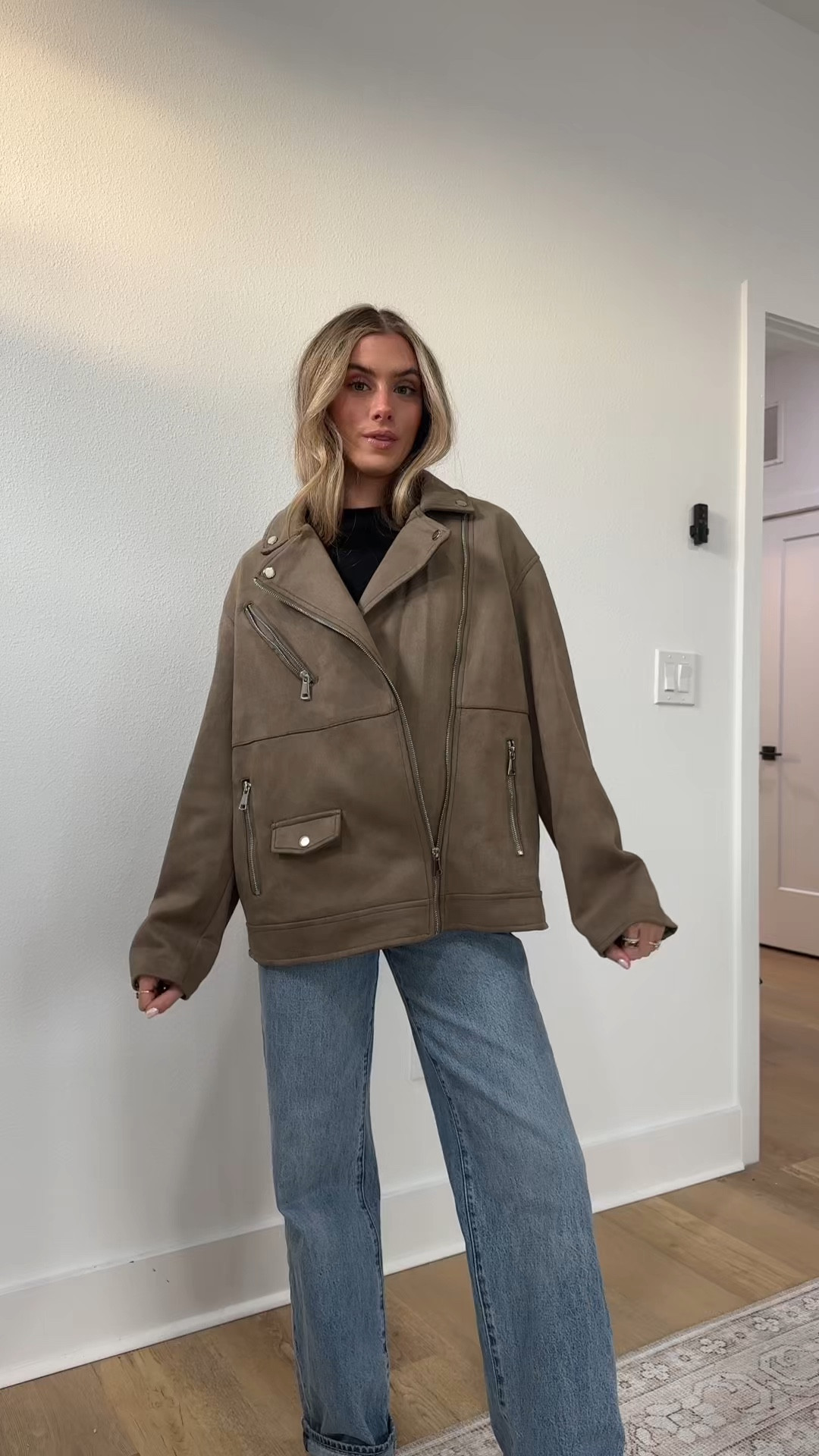 Amazon size small Xunger Women's Faux Suede Stylish Trench Biker Jacket Oversized Zip Front Casual Asymmetric Lapel Outerwear with Pockets

#freepeople #lookforless #affordablefashion #budgetfriendly #budgetfashion #freepeopleinspired #freepeopledupes #amazon #amzonfinds #amazonmusthaves #amazonvirtualtryon #amazonfavorites #amazonfashion #founditonamazon #founditonamazonfashion amazon haul, amazon clothing haul, affordable fashion, clothing haul, fall clothing haul, fall fashion, fall trends, winter clothing haul, amazon fashion, amazon finds, amazon fashion 2026. 

#LTKSeasonal #LTKootd #LTKSaleAlert