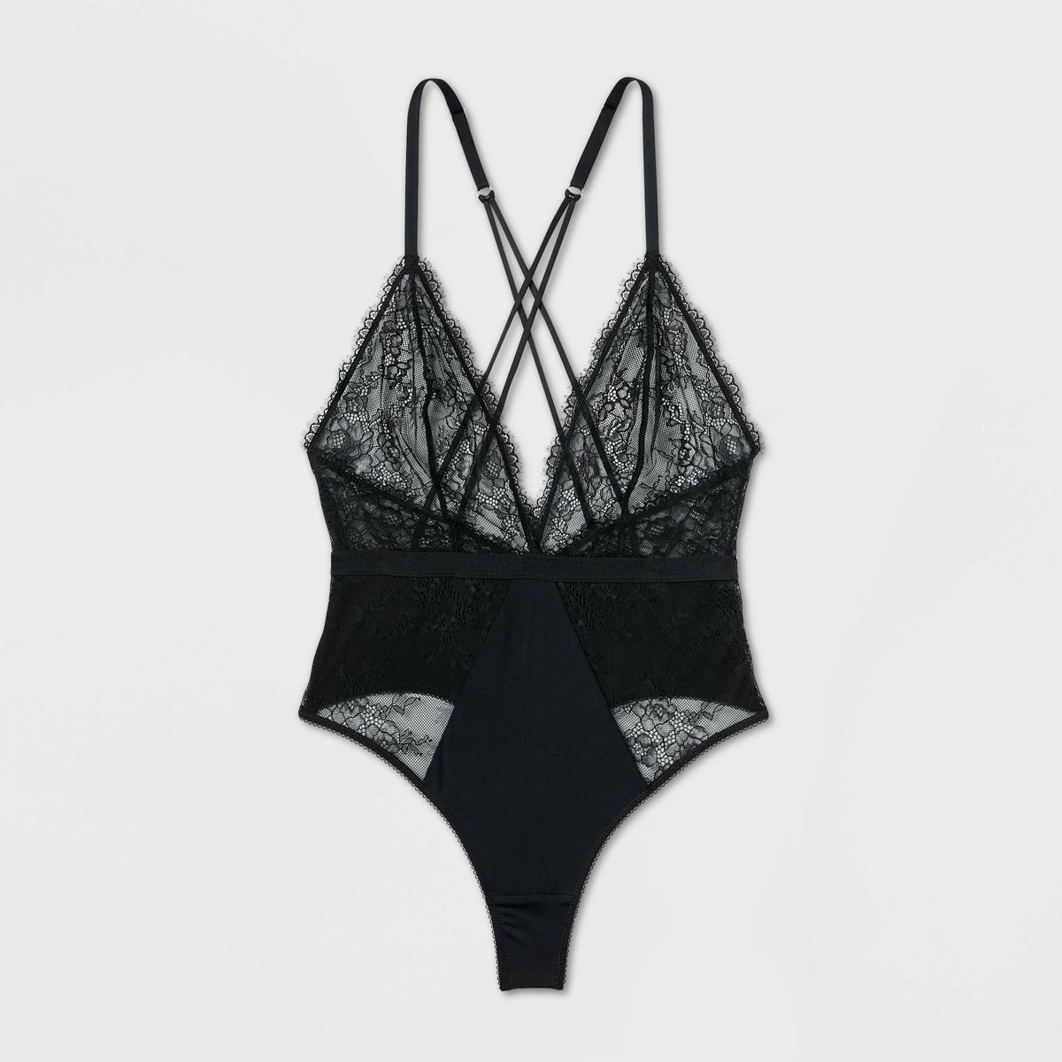 Women's Deep-V Unlined Lace Lingerie Bodysuit - Auden™ | Target