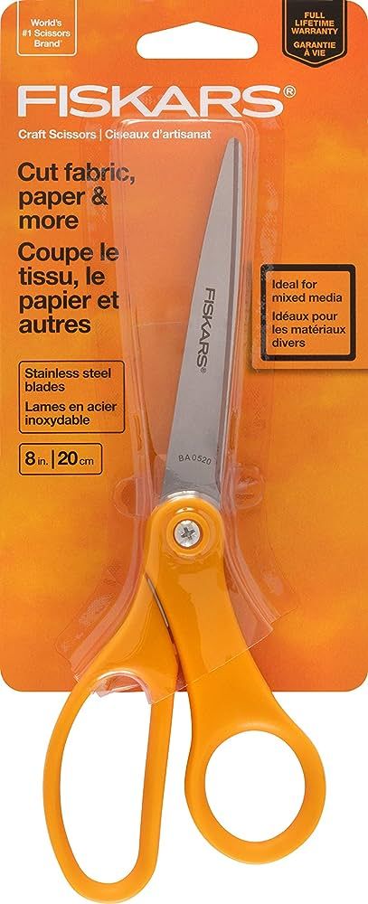 Fiskars 8 Inch Multi Purpose Scissors | Amazon (US)