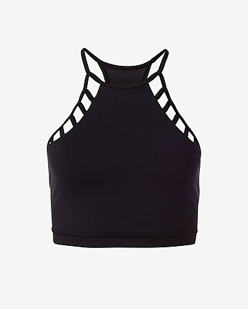 Exp Core Longline Lace-up Sports Bra | Express