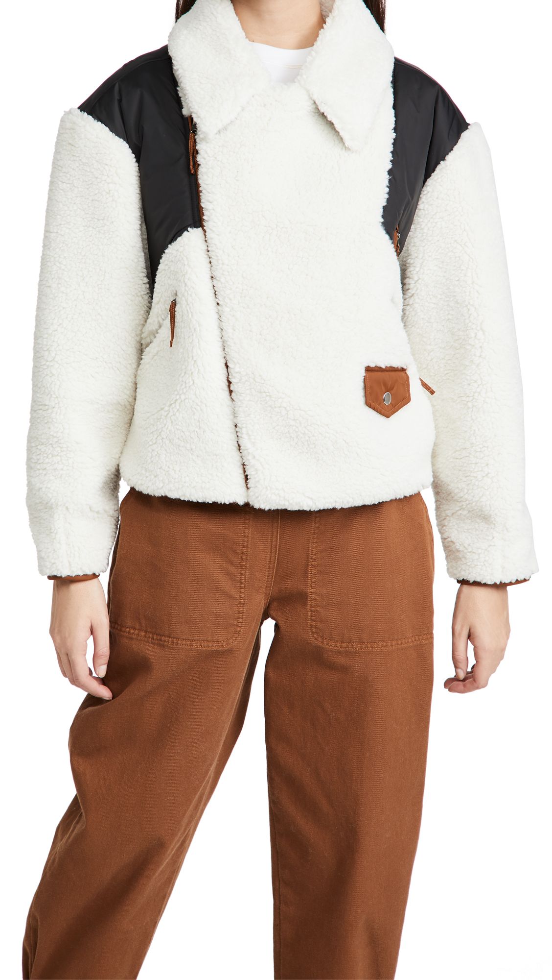 FRAME Fleece Mix Jacket | Shopbop