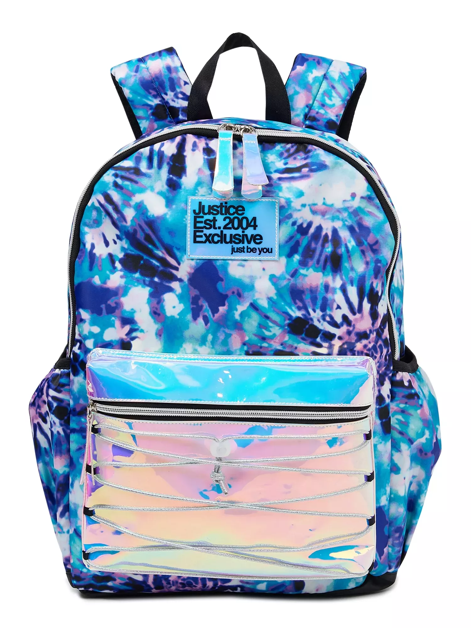 Justice Star and Tie Dye Kids School Backpack for Girls - Girls