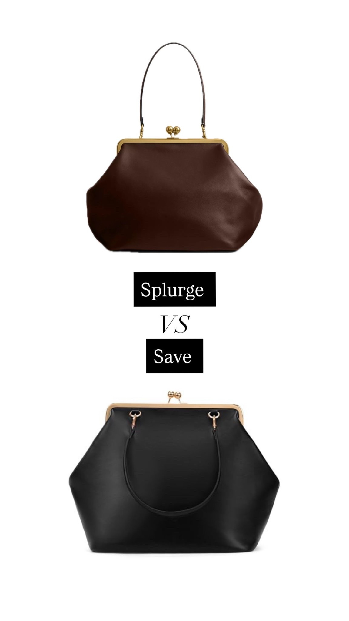 👜 Splurge: The Coach Kisslock Bag

Coach Women’s Large Kisslock Frame Bag
💼 A cult-favorite it bag that’s selling out constantly  famously spotted on trendsetters and linked to And Just Like That buzz. It’s a roomy, slouchy shoulder/clutch hybrid with a vintage-inspired kiss-lock closure and detachable strap.  ￼
💸 Price: $695 
✨ Why it’s worth it: Classic, timeless, and trending thanks to its nostalgic vintage energy and oversized silhouette — the statement it bag of the season.  ￼

⸻

💸 Save: Amazon “Kisslock” Lookalikes

👜 CATSEA Large Kiss Lock Bag

📦 Vintage-inspired large silhouette with kiss-lock clasp and removable strap similar vibe to the Coach style without the designer price tag.  ￼
✔️ Faux leather with roomy shape and shoulder/crossbody wear
✔️ Multiple colorways (incl. wine red & black)
💡 Great for editorial shots that mirror the luxe oversized trend at a fraction of the price.  

#LTKWorkwear #LTKValentine #LTKTravel