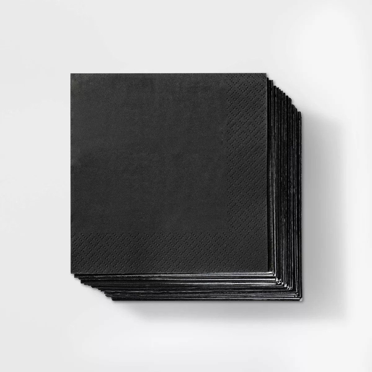 30ct Beverage Napkins Black - Spritz™ | Target