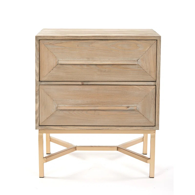 Wrought Studio Bechtold 2 Drawer Nightstand | Wayfair | Wayfair North America