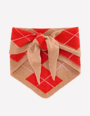 Boden Women's Alpaca Knitted Neckerchief in Orange | Boden (US)