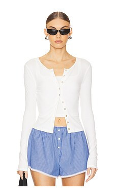 Lovers and Friends Esther Cardigan in White from Revolve.com | Revolve Clothing (Global)