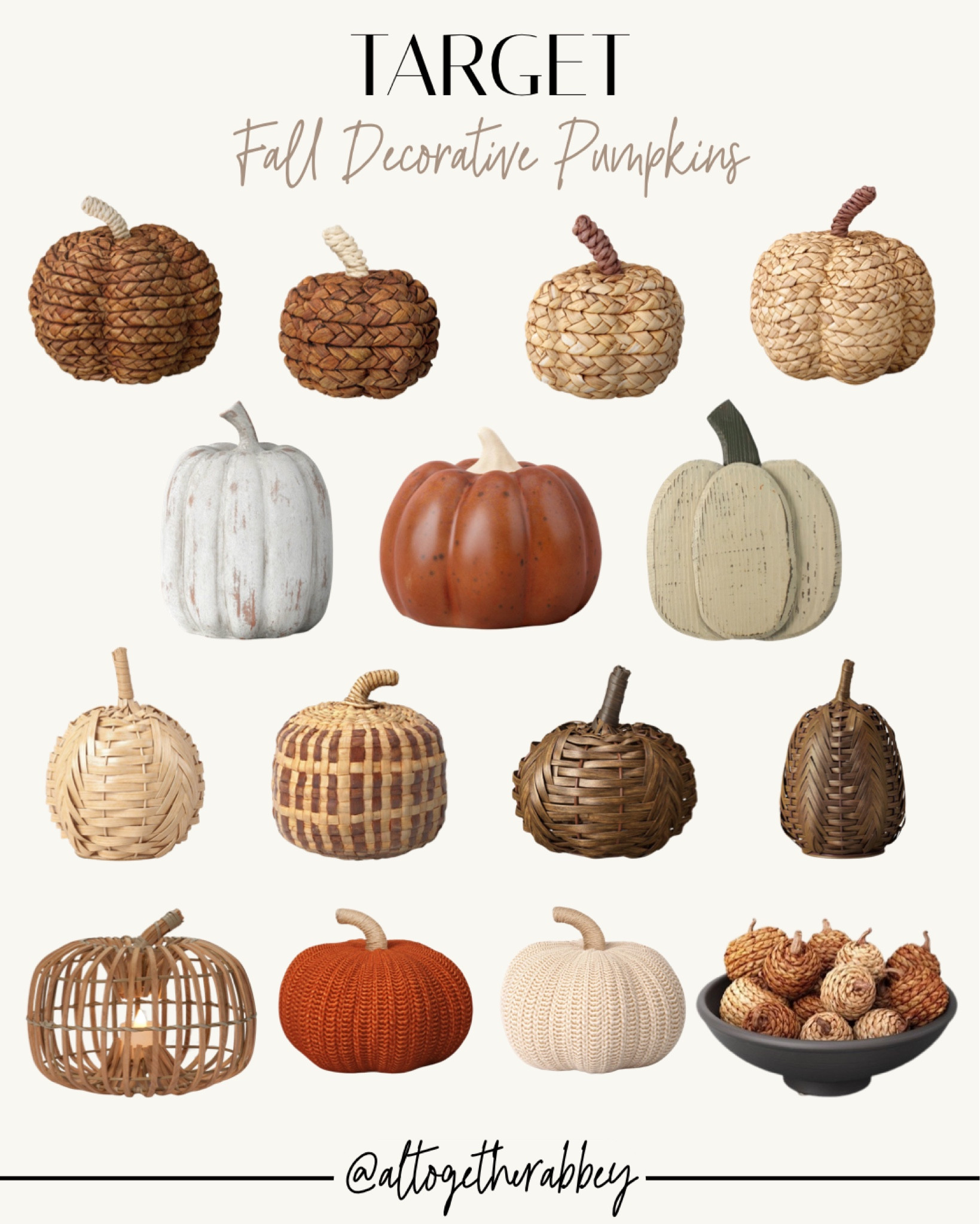 Fall home decor decorative pumpkins at Target ✨ 

#fallhomedecor #falldecorations #thanksgivingdecor #halloweendecor #pumpkins #neutralhomedecor #harvest #woven #naturaldecor #pumpkinpillow

#LTKunder50 #LTKSeasonal #LTKhome