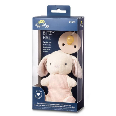 Itzy Ritzy Bitzy Pal and Pacifier - Bunny | Target