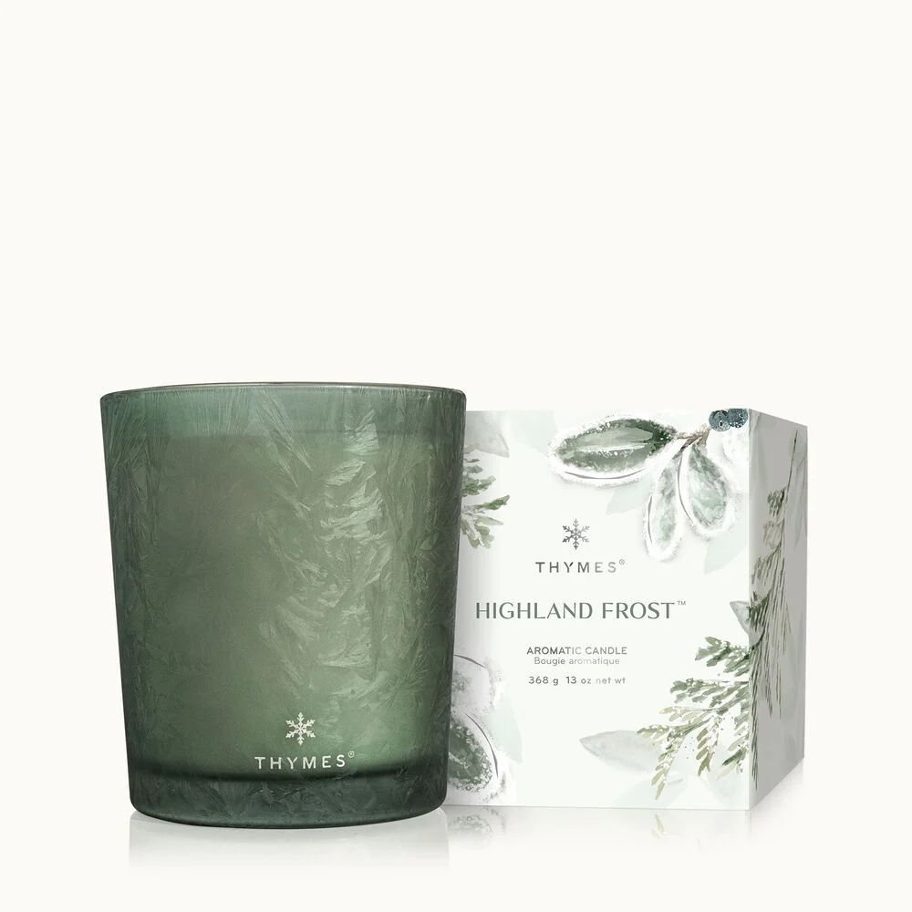 Highland Frost Large Candle | Thymes | Thymes