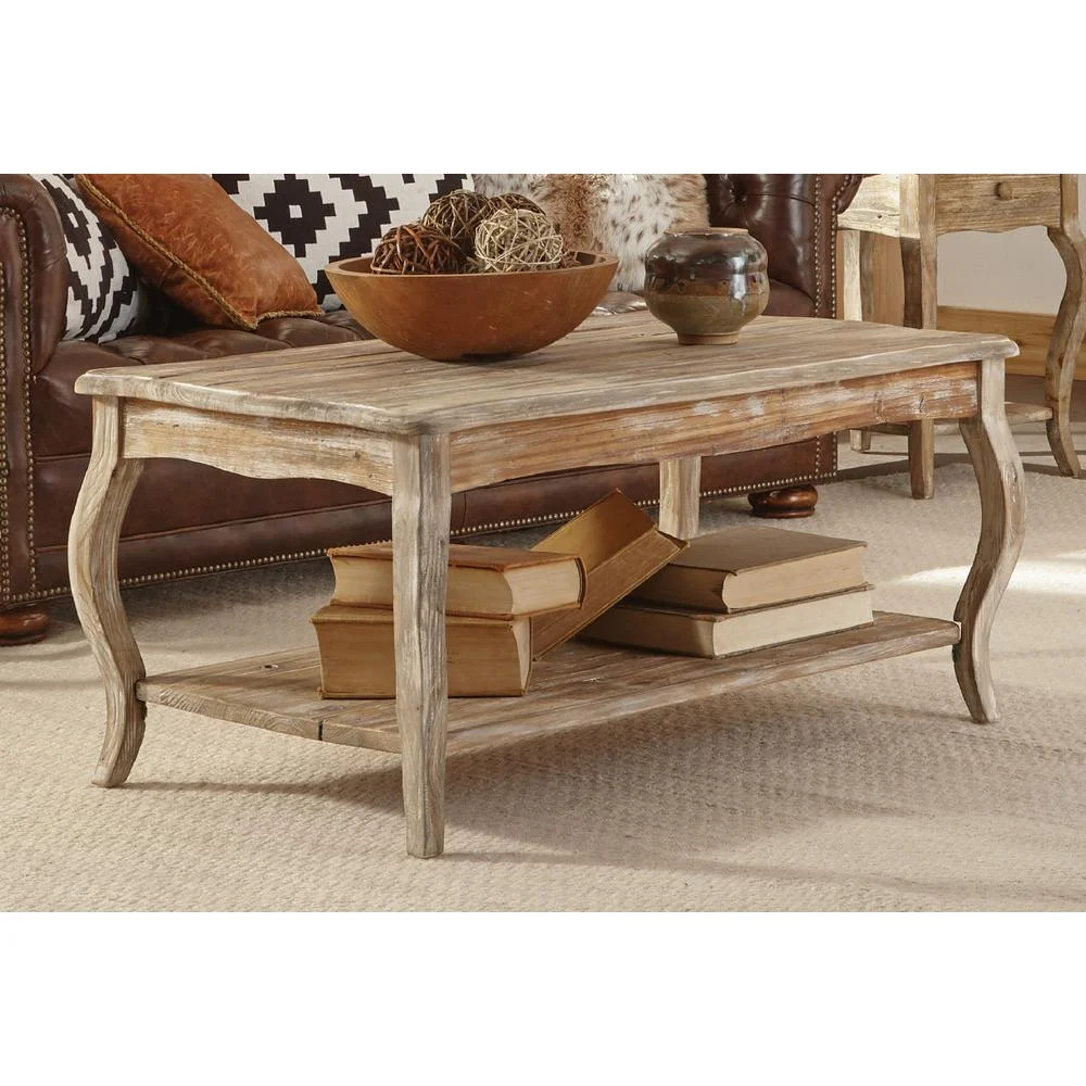 Alaterre Rustic Reclaimed Coffee Table, Driftwood | Walmart (US)