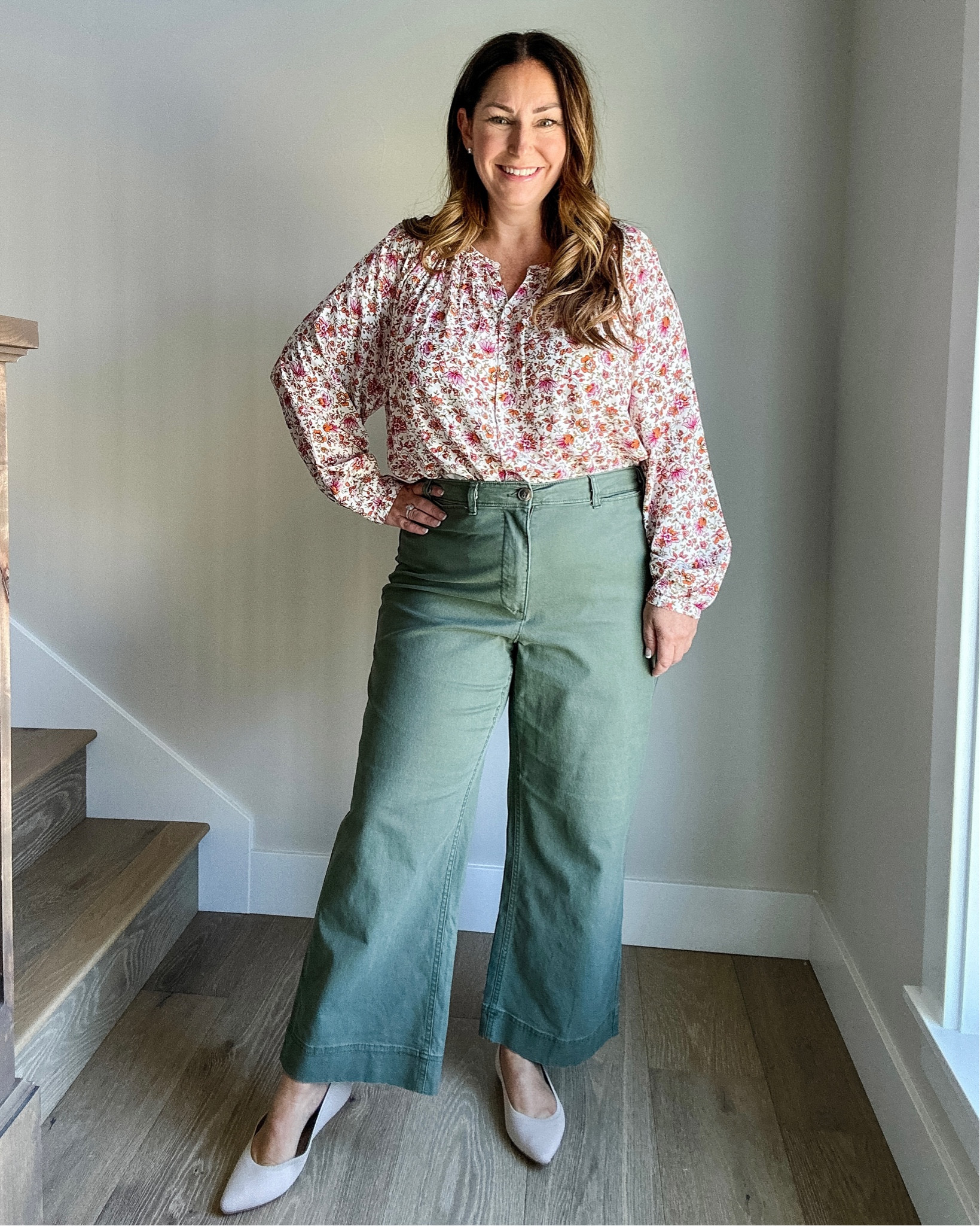 Casual workwear with 50% off @oldnavy 

Fit tips: Blouse tts, L // pants run tts, wearing a 14 but they are big

#oldNavyStyle #oldnavypartner

Teacher outfit workwear back to school work business casual old navy affordable outfit midsize outfits TheRecrutierMom 
#LTKSummerSales 

#LTKWorkwear #LTKMidsize #LTKSaleAlert