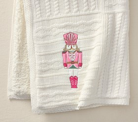LoveShackFancy Nutcracker Heirloom Baby Blanket | Pottery Barn Kids