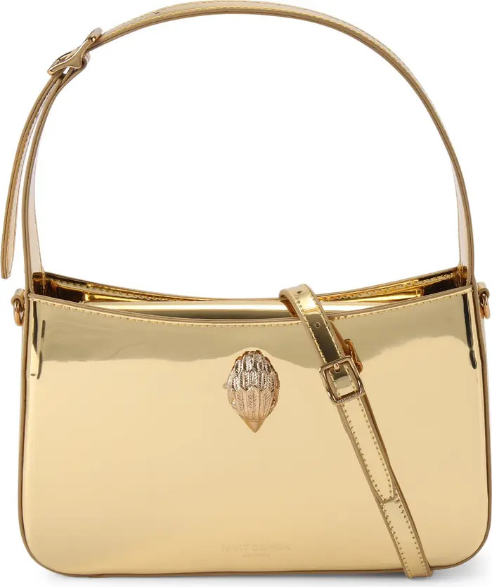 Kurt Geiger London Bond Metallic Leather Shoulder Bag | Nordstrom | Nordstrom