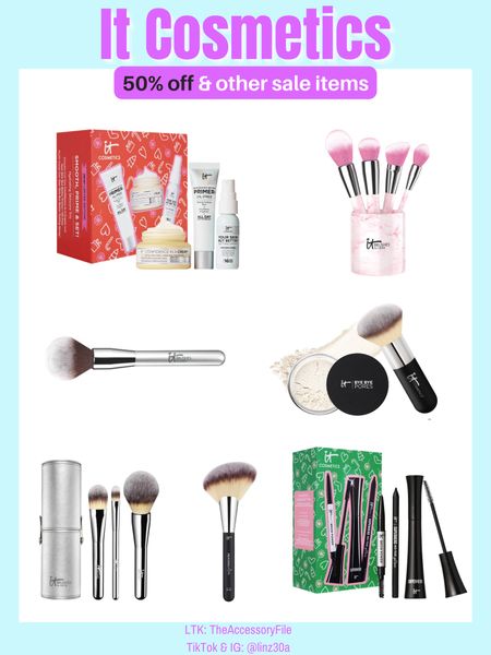 50% off select items & other sale at It Cosmetics 

Makeup brush sets, loose powder, cosmetics, confidence in a cream, beauty gift sets, gifts for her, gift guide, Christmas gifts #blushpink #winterlooks #winteroutfits #winterstyle #winterfashion #wintertrends #shacket #jacket #sale #under50 #under100 #under40 #workwear #ootd #bohochic #bohodecor #bohofashion #bohemian #contemporarystyle #modern #bohohome #modernhome #homedecor #amazonfinds #nordstrom #bestofbeauty #beautymusthaves #beautyfavorites #goldjewelry #stackingrings #toryburch #comfystyle #easyfashion #vacationstyle #goldrings #goldnecklaces #fallinspo #lipliner #lipplumper #lipstick #lipgloss #makeup #blazers #primeday #StyleYouCanTrust #giftguide #LTKRefresh #LTKSale #springoutfits #fallfavorites #LTKbacktoschool #fallfashion #vacationdresses #resortfashion #summerfashion #summerstyle #rustichomedecor #liketkit #highheels #Itkhome #Itkgifts #Itkgiftguides #springtops #summertops #Itksalealert #LTKRefresh #fedorahats #bodycondresses #sweaterdresses #bodysuits #miniskirts #midiskirts #longskirts #minidresses #mididresses #shortskirts #shortdresses #maxiskirts #maxidresses #watches #backpacks #camis #croppedcamis #croppedtops #highwaistedshorts #goldjewelry #stackingrings #toryburch #comfystyle #easyfashion #vacationstyle #goldrings #goldnecklaces #fallinspo #lipliner #lipplumper #lipstick #lipgloss #makeup #blazers #highwaistedskirts #momjeans #momshorts #capris #overalls #overallshorts #distressesshorts #distressedjeans #whiteshorts #contemporary #leggings #blackleggings #bralettes #lacebralettes #clutches #crossbodybags #competition #beachbag #halloweendecor #totebag #luggage #carryon #blazers #airpodcase #iphonecase #hairaccessories #fragrance #candles #perfume #jewelry #earrings #studearrings #hoopearrings #simplestyle #aestheticstyle #designerdupes #luxurystyle #bohofall #strawbags #strawhats #kitchenfinds #amazonfavorites #bohodecor #aesthetics 

#LTKsalealert #LTKunder50 #LTKHoliday