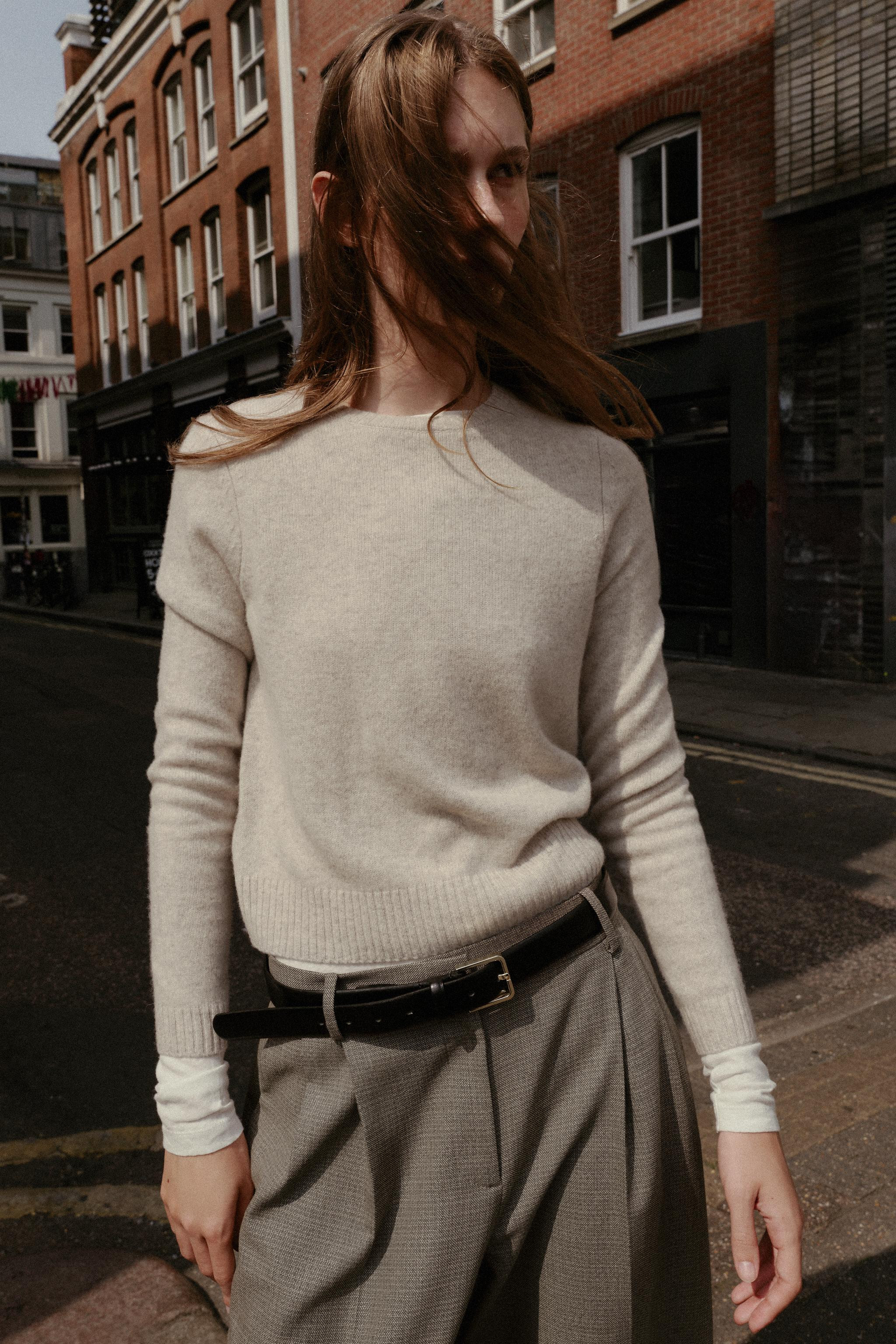 100% WOOL LONG SLEEVE JUMPER | Zara AU