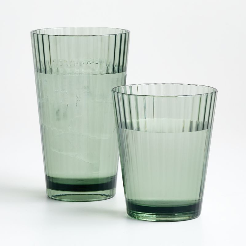 Emmeline Acrylic Glasses | Crate and Barrel | Crate & Barrel