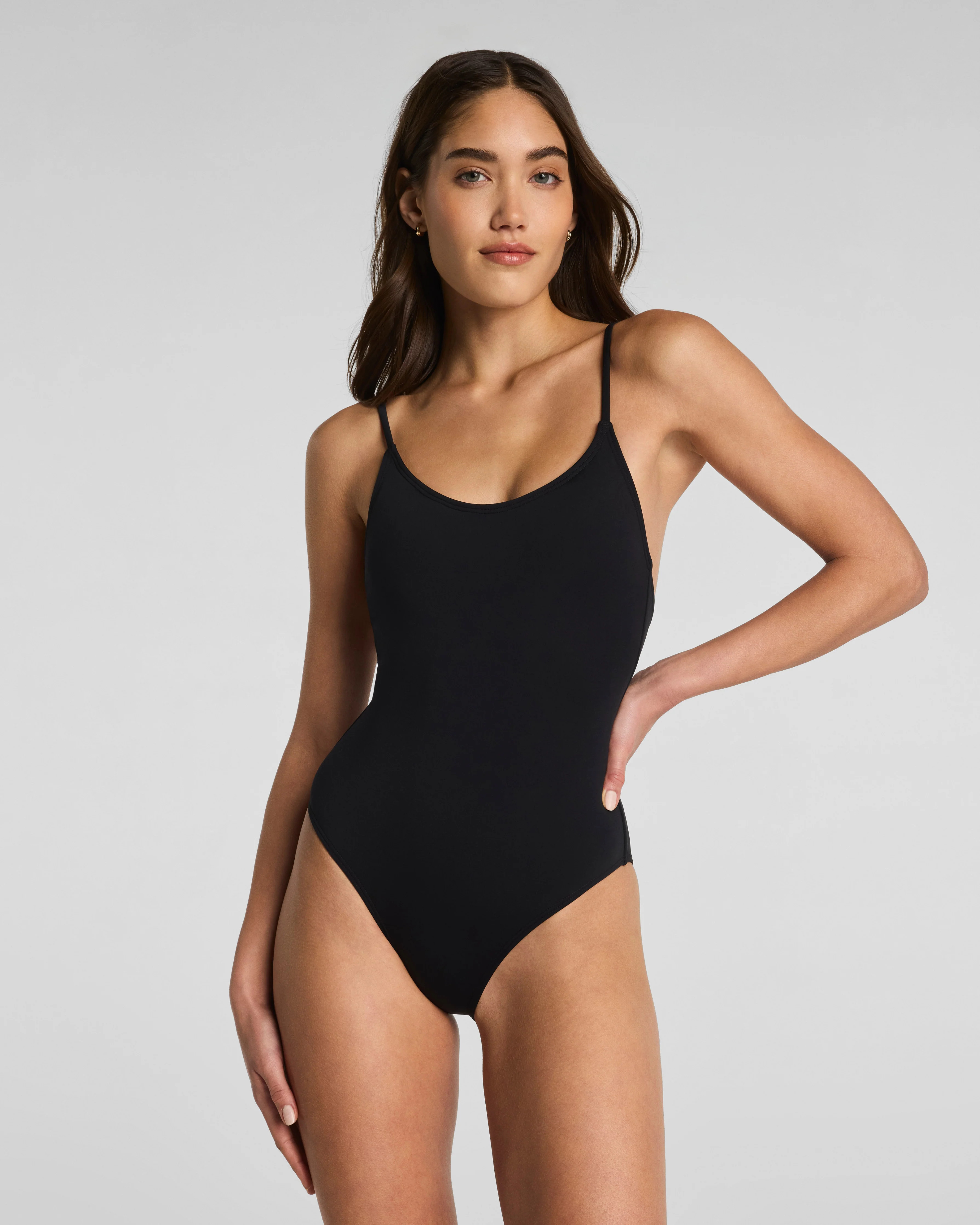 SPANXsmooth™ Swim Scoop-Neck One-Piece | Light | Spanx