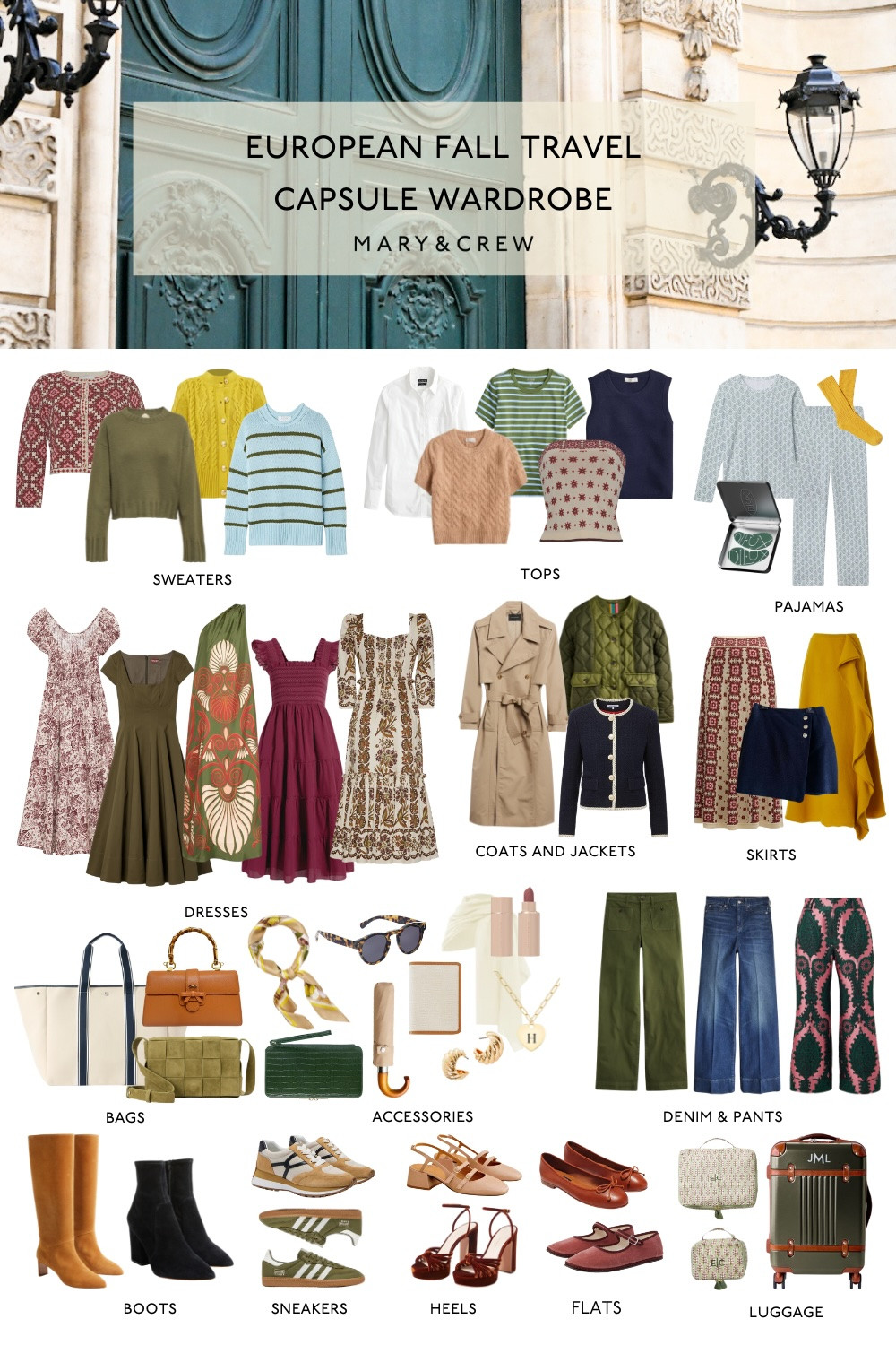Favorite pieces from my fall travel capsule wardrobe. For the entire edit visit 
https://maryandcrew.com/fall-travel-capsule-wardrobe-24/

Travel fall Europe Paris packing trip vacation fall 

#LTKStyleTip #LTKFindsUnder50 #LTKSeasonal