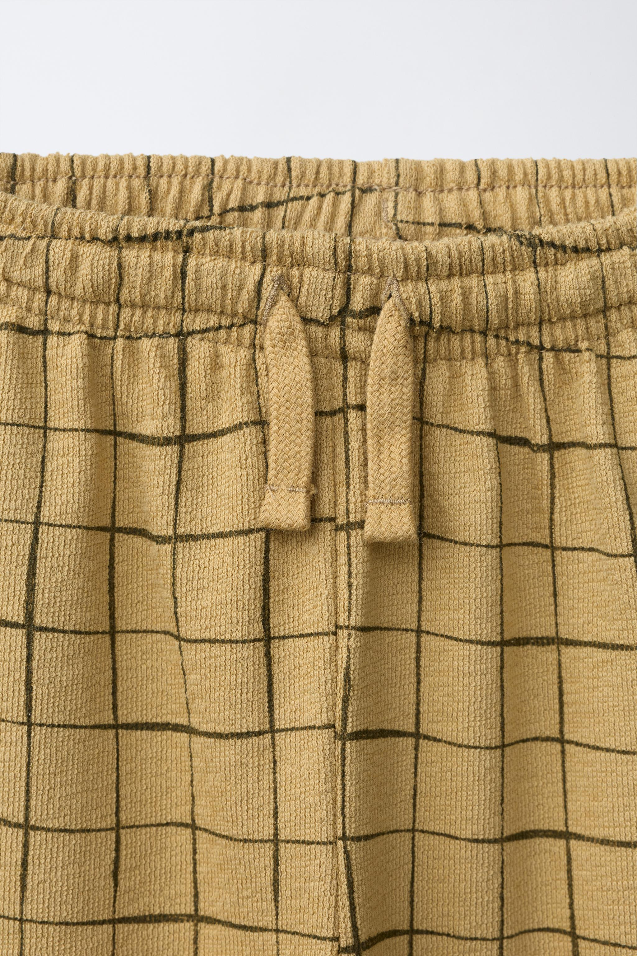 PLAID PRINT PANTS | Zara US