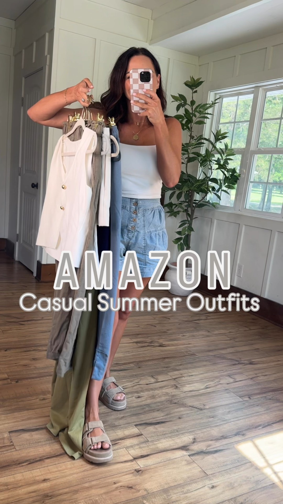 The cutest summer Amazon haul with some great everyday basic pieces that you can wear all summer to fall! 
And that romper is hands down the most comfortable thing ever! I’m wearing a small in everything and 5’3 125 for size reference!


Amazon fashion 
Amazon outfit 
Affordable outfit
Comfy casual neutral vacation outfit 
Workwear

#LTKSummerEdit #LTKSaleAlert #LTKStyleTip