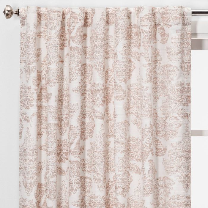 Charade Floral Light Filtering Curtain Panels - Threshold™ | Target