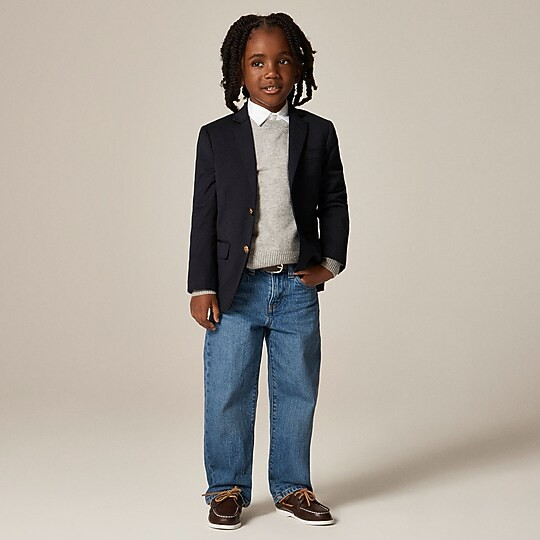 Boys' Ludlow two-button blazer in navy wool | J. Crew US