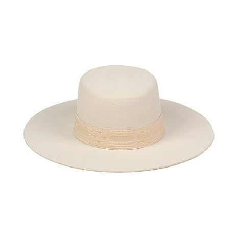 Lack of Color Women's The Sierra Gold Wide-Brimmed Wool Boater Hat | Amazon (US)