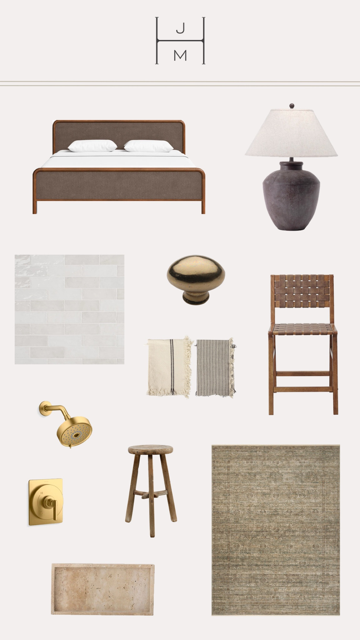 It’s August and I’m back sharing some of my monthly @Wayfair purchases headed to client’s projects all across the US. This lamp is a go-to when I need something large-scale but budget-friendly, the tile is a great zellige dupe and this rug is a current favorite. The colors are so beautiful. #Wayfair #Wayfairpartner