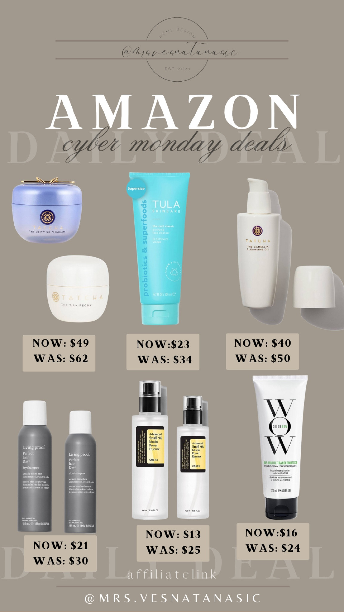 Amazon Beauty Cyber Deals! I love the Tatcha eye cream and dewy skin moisturizer.

Amazon beauty, Amazon, beauty, Cyber deals, beauty producte, Amazon find, @Amazon @Amazonhome #Amazon #beauty #giftguide gift ideas for her, beauty lover 

#LTKCyberWeek #LTKGiftGuide #LTKbeauty