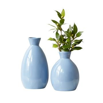 French Blue Seagirt Vase - Medium | Cailini Coastal