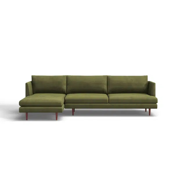 Miller 2 - Piece Upholstered Sectional | Wayfair North America
