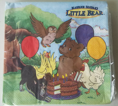 Vintage 1999 The Little Bear 16 Pack Birthday 3-Ply Luncheon Napkins  | eBay | eBay US