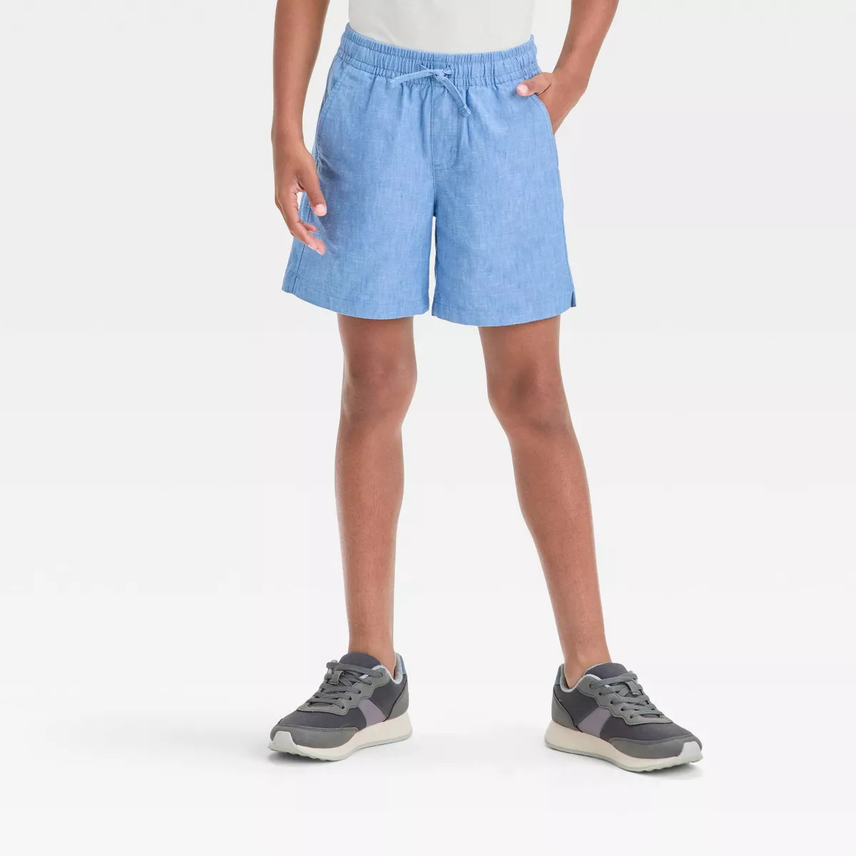 Boys' Textured 'Above the Knee' Pull-On Shorts - Cat & Jack™ | Target