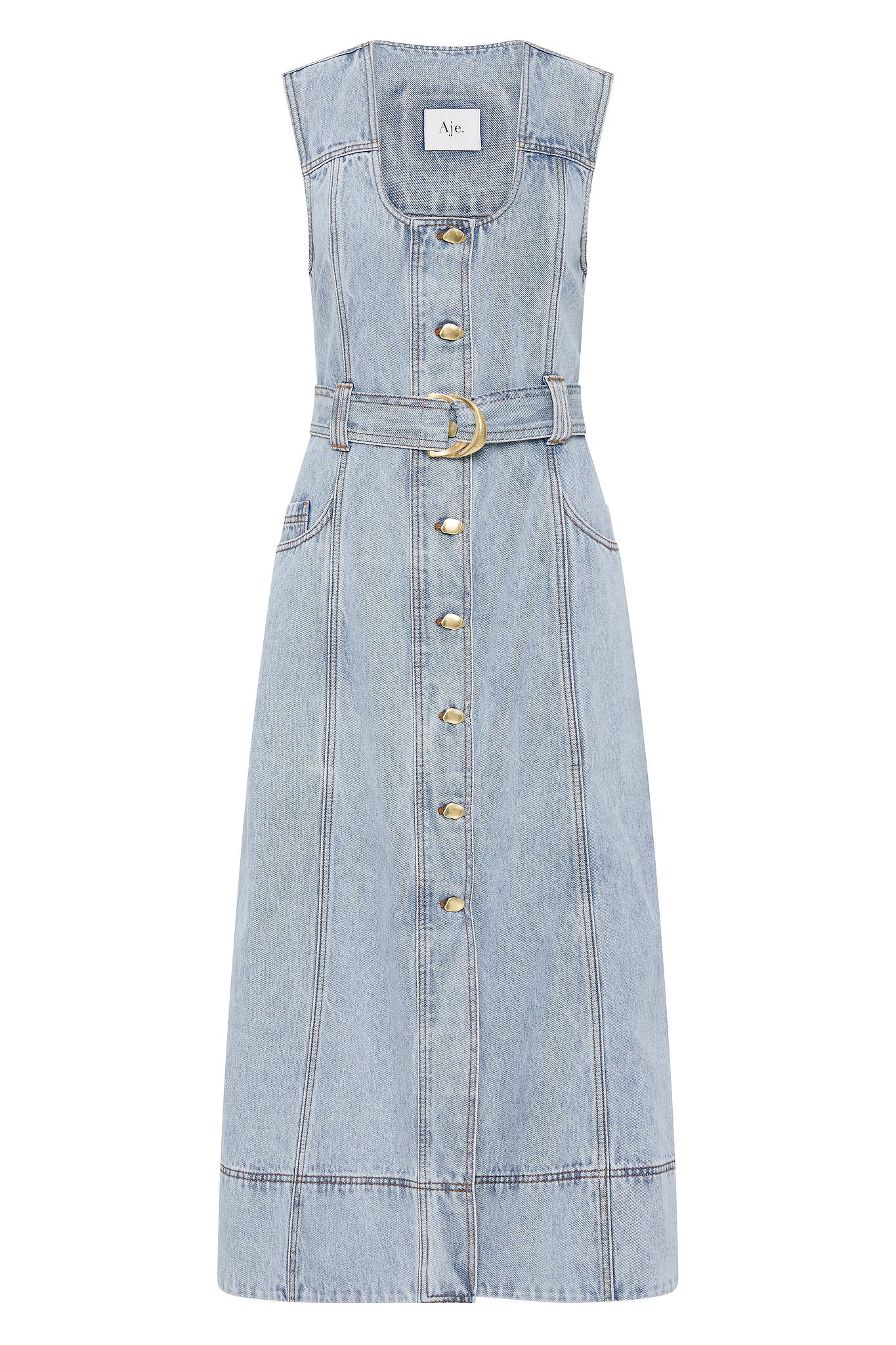Aura Denim Midi Dress
  
    USD $325.00
    USD $545.00
  Buy now from USD $81.25 per fortnight | aje. (US, UK, Europe, ROW)