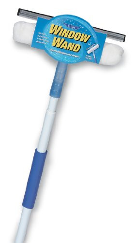 Ettore Window Wand Squeegee and Washer Combo Tool, 5 Feet Handle | Amazon (US)