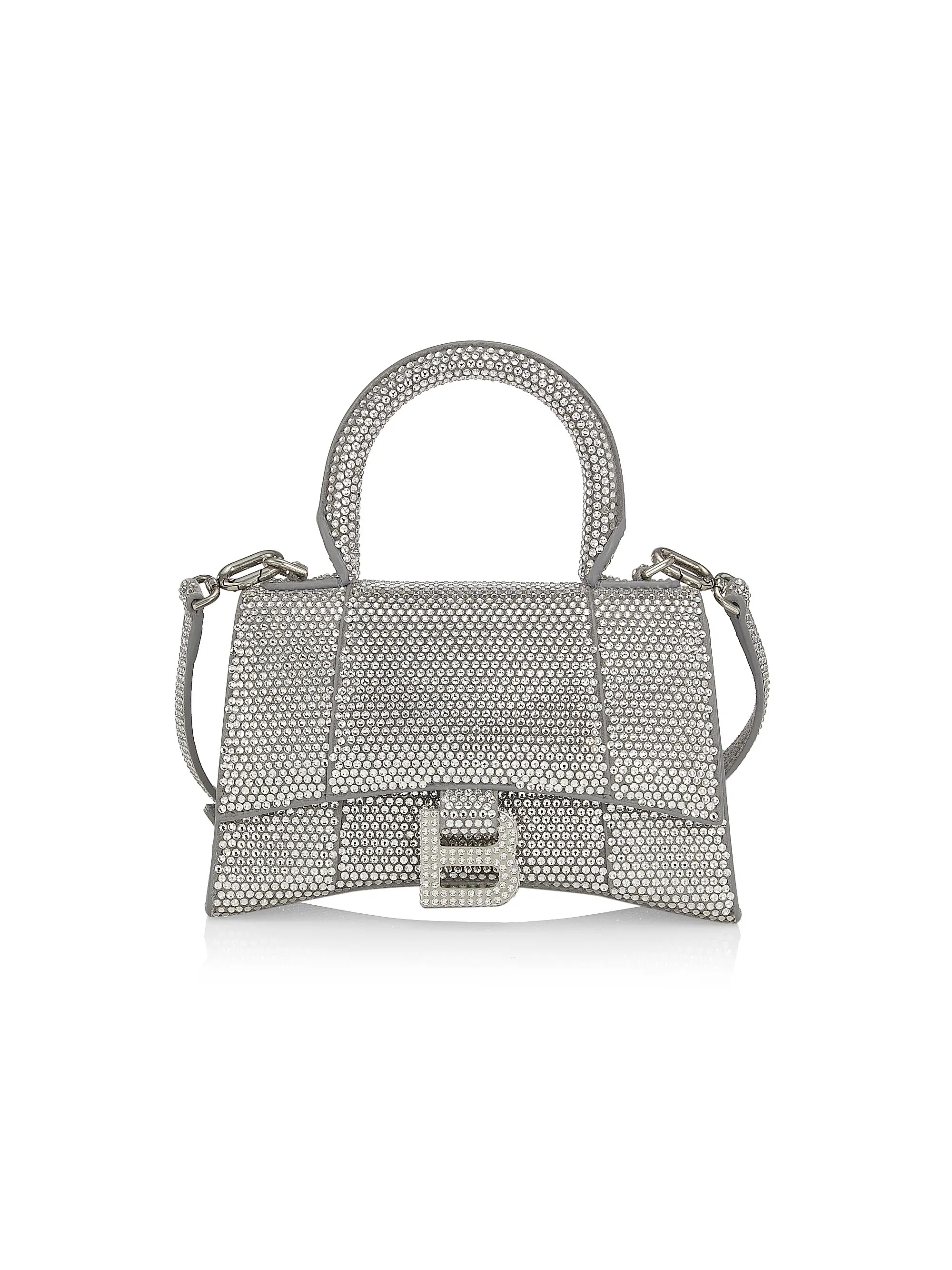 Hourglass XS Handbag With Rhinestones | Saks Fifth Avenue