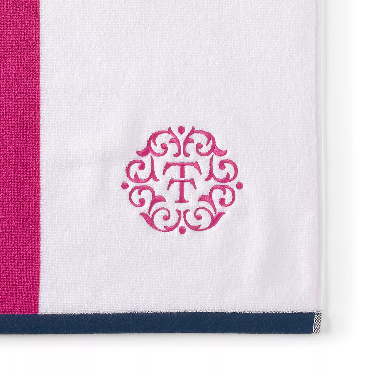 LE x T and T Twin Stripe Beach Towel | Lands' End (US)