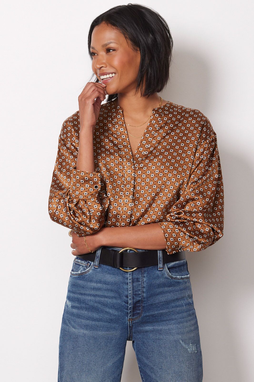 SANCTUARY Relaxed Modern Blouse | EVEREVE | Evereve