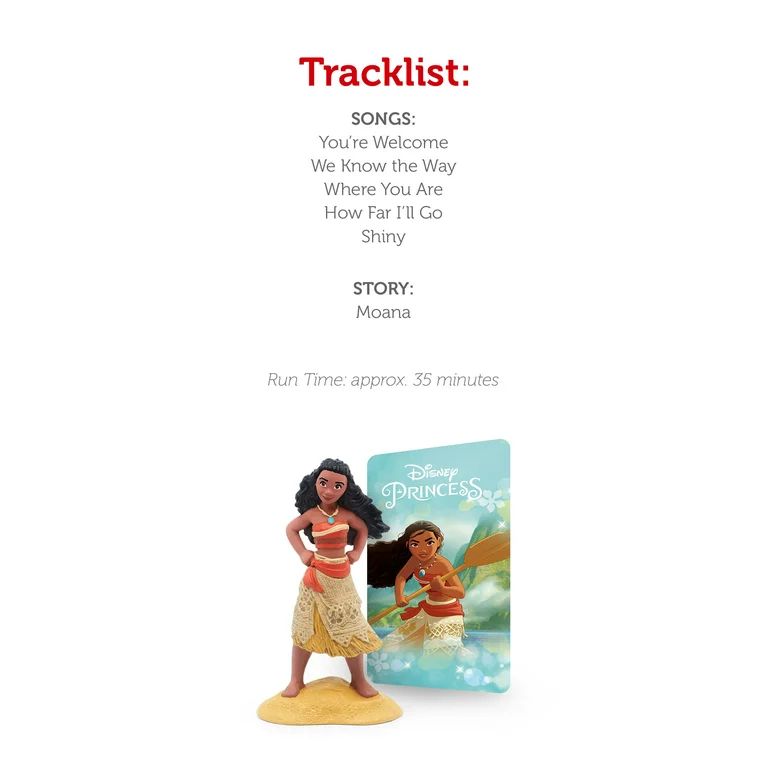 Tonies Moana Audio Play Figurine from Disney - Walmart.com | Walmart (US)