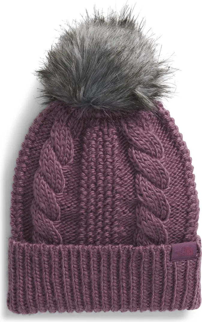 The North Face Oh Mega Faux Fur Pom Beanie | Nordstrom | Nordstrom