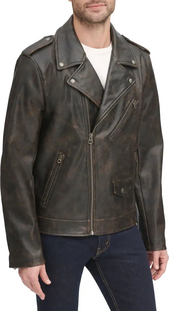 LEVIS Faux Leather Moto Jacket | Nordstromrack | Nordstrom Rack