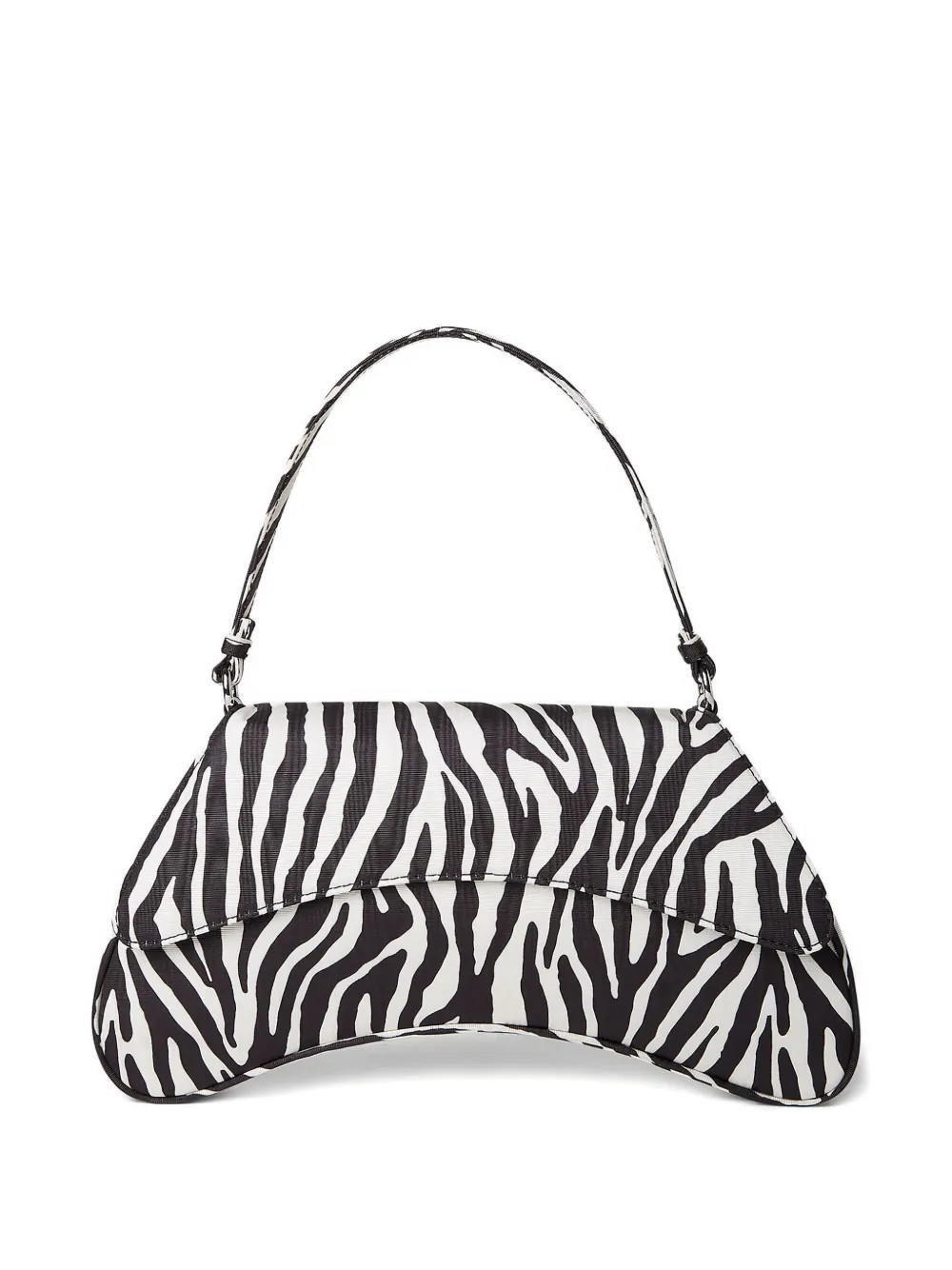Simon Miller zebra-print top-handle shoulder bag - Black | Farfetch Global