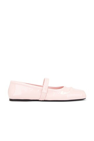 Marni Mary Jane Flat in Pink Gummy | FWRD | FWRD 